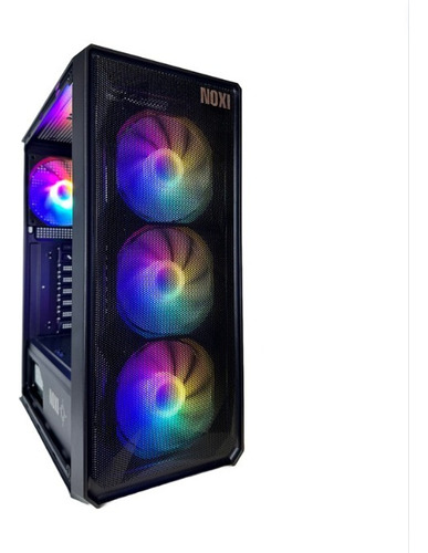 Gabinete Gamer Noxi Flare Rgb 4x120mm Fan