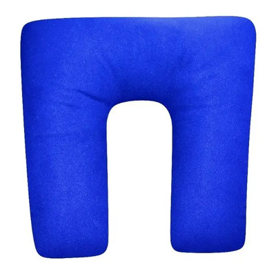 Almohada Ortopédica Agels Live Coxis Abierto Cervical Pelo De Ángel Azul
