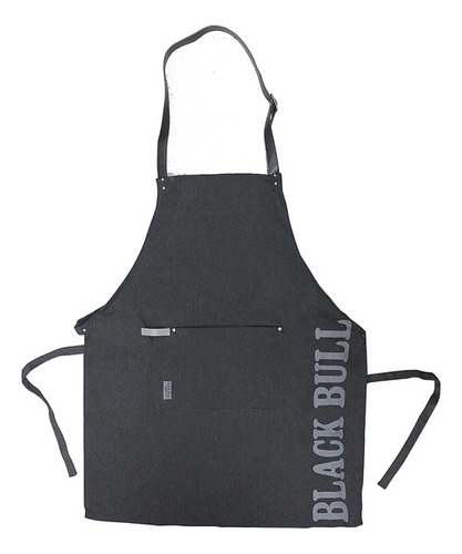 Delantal De Cocina Pechera Parrillero Para Asado Black Bull