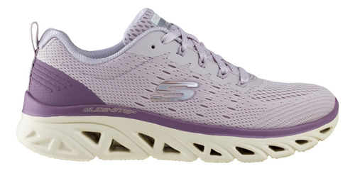 Tenis Skechers Running Mujer 149927 Glide-step Lavanda Rosa