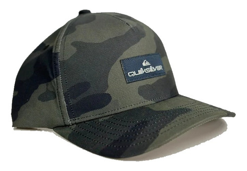 Gorra Quiksilver Modelo Winded Verde Camuflado Importada