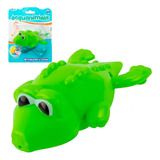 Jacaré Crocodilo Nadador Movido A Corda Brinquedo Baby Agua