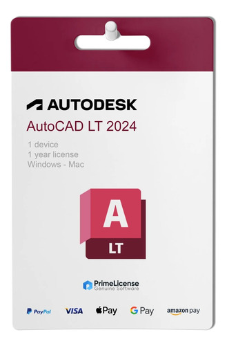 Autodesk Autocad 2024 - 1 Año