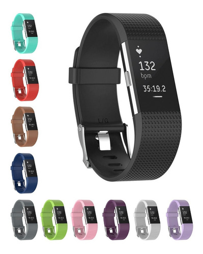 Combo 3 Correas Deportivas Premium Para Fitbit Charge 2 