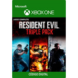 Xbox One & Series - Resident Evil 3pack - Codigo Original D
