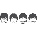 Calco  The Beatles Hairstyles  Vinilo Autoadhesivo