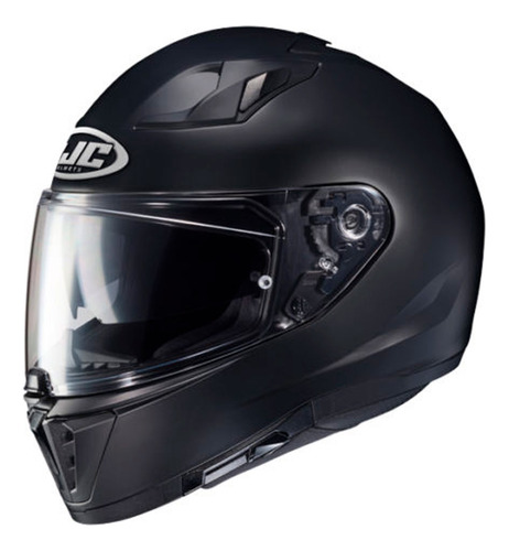 Casco Moto Hjc Integral I70 Sólido Semi Flat Black.