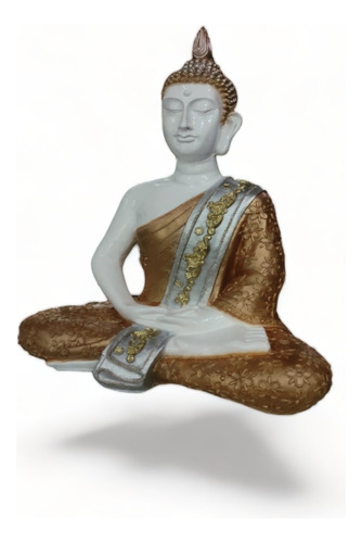 Buda Gg Sentado Em Resina 55cm Decoração Exoterico Meditar