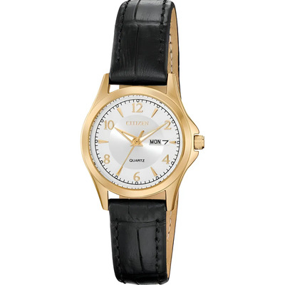 Reloj Citizen 61187 Eq0593-26a Mujer Correa Piel Fechador Color del fondo Blanco 61187 | Meses sin interés