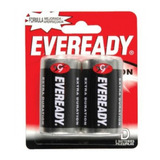 Blister Pilas Alcalina Carbon  Eveready D  2 Piezas Surtek