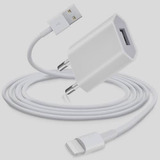 Carregador iPhone 5 5s 6 6s 7 Celular Cabo Usb + Fonte Novo 