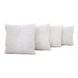 Pack X4 Relleno Almohadones 50x50 Vellon Siliconado Premium 