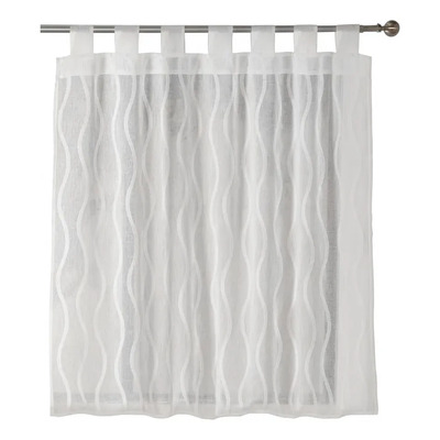 Cortina Translucida Para Cocina Tarento Blanca Vianney | MercadoLibre