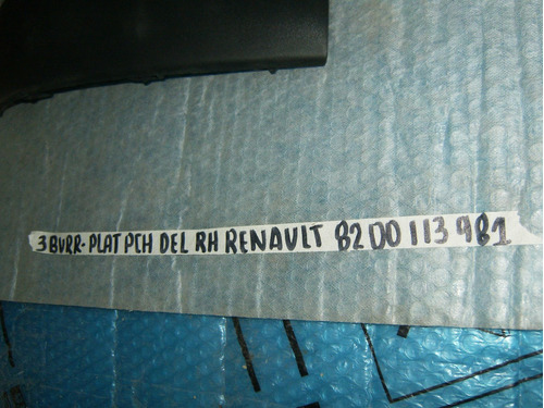 Platina Parachoques Delantero Derecho Renault Clio 03 06 Foto 3