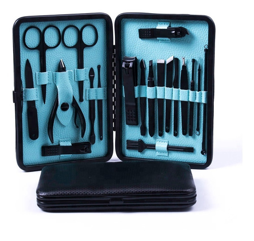 Set De 20 Piezas Manicure Pedicure Facial Kit Profesional 