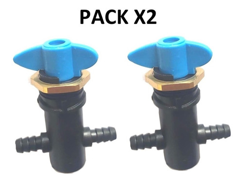 Valvulas Control Llave Paso De Nebulizador Ulv Pack X2