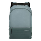 Mochila Samsonite Stackd Biz Forest Mediana Color Verde