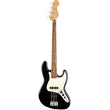 Player Jazz Bass® Pau Ferro Fender Black Número De Cordas 4 Orientação À Mão Direita
