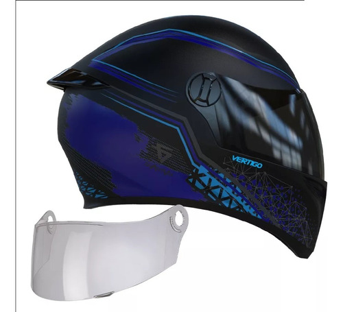 Casco Integral Vertigo V50 Quantum Mas 1 Visor Adicional