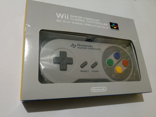 Control Super Nintendo Clasico Retro Snes Para Wii O Wii U