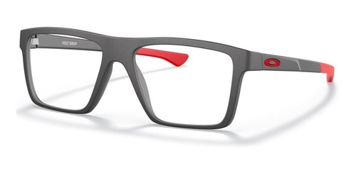 Óculos Para Grau Oakley Volt Drop Satin Light Steel