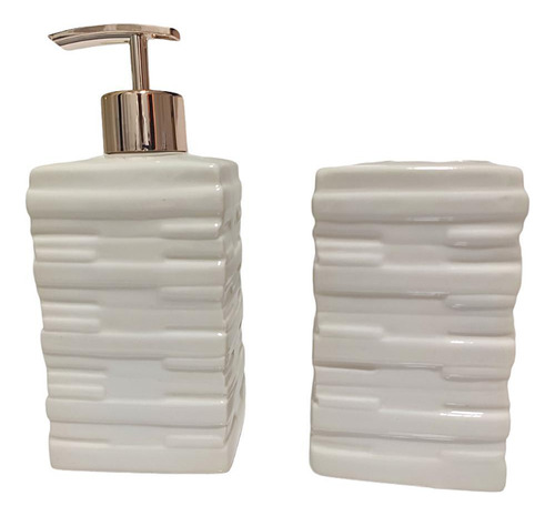 Conjunto De Banheiro 3d Kit Banheiro Ceramica Lavabo Branco