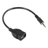 Cable Adaptador Convertidor De 3,5 Mm Macho De Audio Jack Au