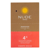 Nude Bronceador Tanning Gel Caja 6 Sobres 20ml