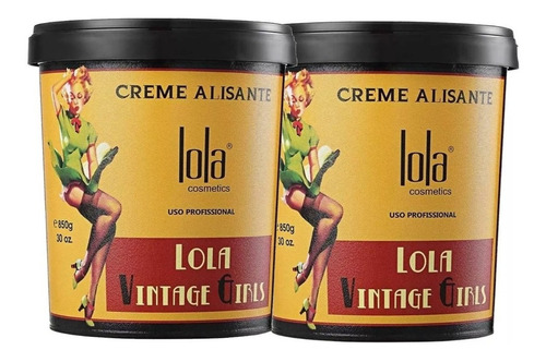 Lola Vintage Girls Creme Alisante Profissional 850g