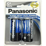 2 Baterias De Carbono-zinc Panasonic Tipo C