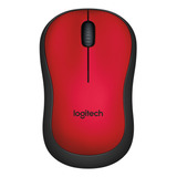 Mouse Inalámbrico Logitech  Mouse M220 Silent M220 Rojo