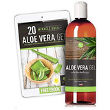 Gel De Aloe Vera Orgánica Para La Cara, El Pelo, La Piel - 1