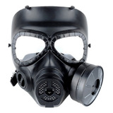 Mask Mascara Gas Militar Ventilador Gotcha Paintball Airsoft