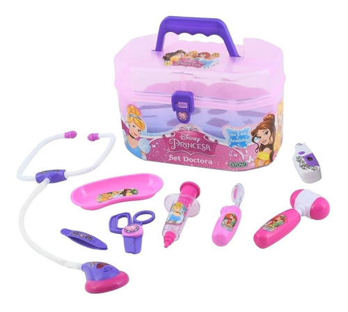 Juego De Doctor Doctora  Disney Princesas Luz Sonido Ditoys