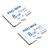 Tarjeta De Memoria Micro Sd Pro Max U3 V10 Blanca De 8 Gb, P