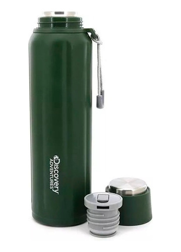 Termo Acero Discovery Doble Capa Frio Calor Mate Agua 750ml