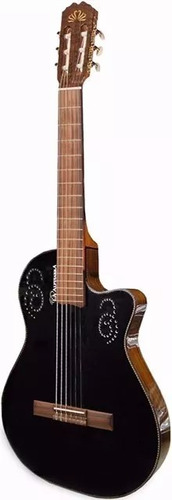 Guitarra La Alpujarra Modelo 300 Con Fishman Negra 