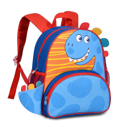 Mini Mochila De Costas Escolar Infantil Dinossauro Pets