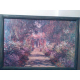 Cuadro Monet, Lámina Enmarcada, Jardín En Giverny.