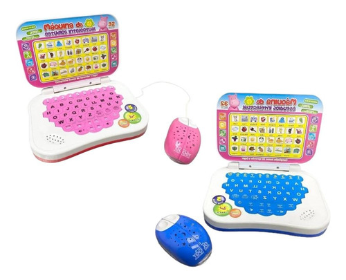 Computador Didactico Educativo Ingles Español Diseño Mouse 