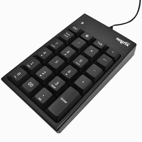 Teclado Numerico 3 Teclas Acceso Nisuta Cable Usb Win Mac