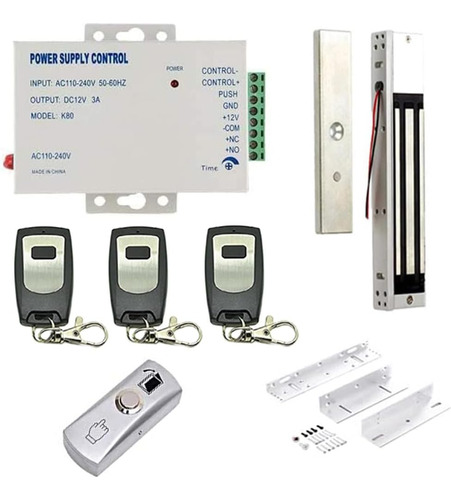 Kit De Control De Acceso Magnético Eléctrico De 600lb...