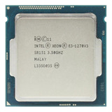 Intel Xeon E3 1270 V3 Usado, Sem Cooler, 4/8 Similar I7 4770