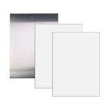 Pack 4 Laminas Metal Blanco 25x40 Cm Sublimación Estampar