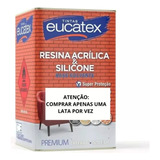 Resina Acrílica & Silicone Solvente/impermeável 18l Eucatex