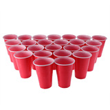 El Juego De Beer Pong Incluye 24 Tazas Rojas Y Pelotas De Pi