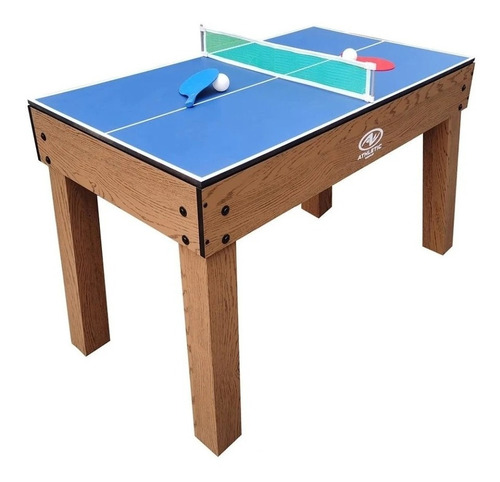 Mesa Ping Pong Multijuegos 3 En 1 Billar Futbolito Works