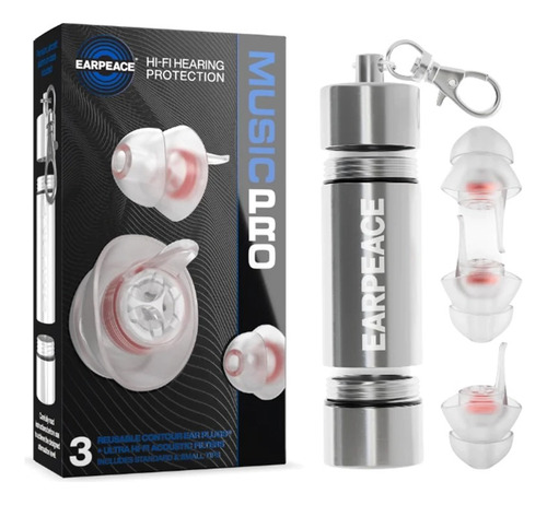  Protector Auditivo Tapones Para Oidos Earpeace Music Pro #