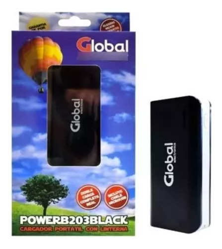 Power Bank Cargador Portatil Bateria Adicional 5200mah Negro