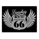#895 - Cuadro Vintage - Route 66 Ruta 66 Poster No Chapa